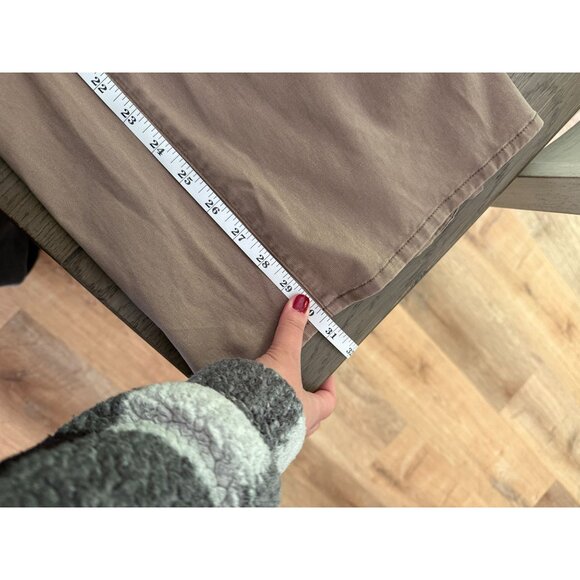 NWT Ana Highest-Rise Wide Leg Pants Size 16 Tan 98% Cotton 2% Spandex With Elast - Picture 7 of 7